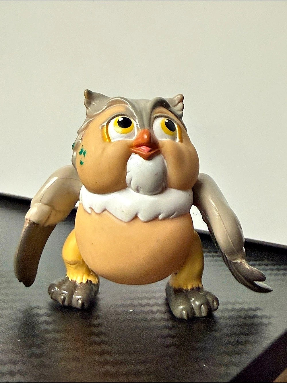 Disney Winnie the Pooh Owl PVC Figurine Brown & Gray